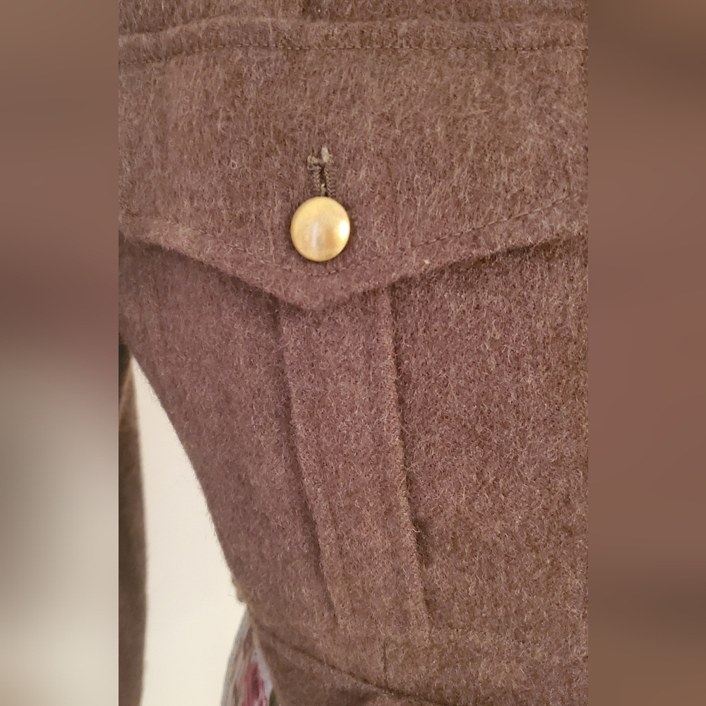 Vintage Banana Republic Military Jacket with Gold Buttons - Picture 4 of 10